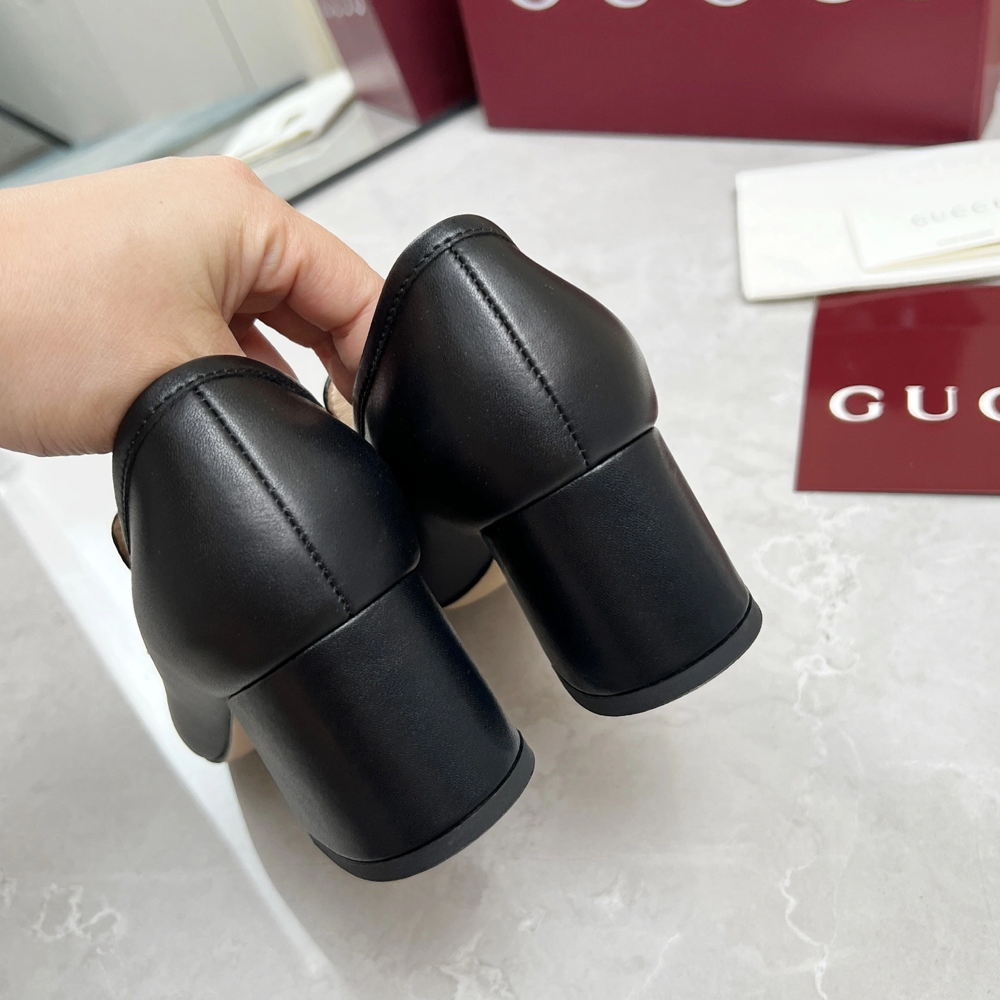 COCO-- 6u33i 832443 BKO00 1000 cowhide sheepskin Heel height:5.5cm item:E-X362H2815